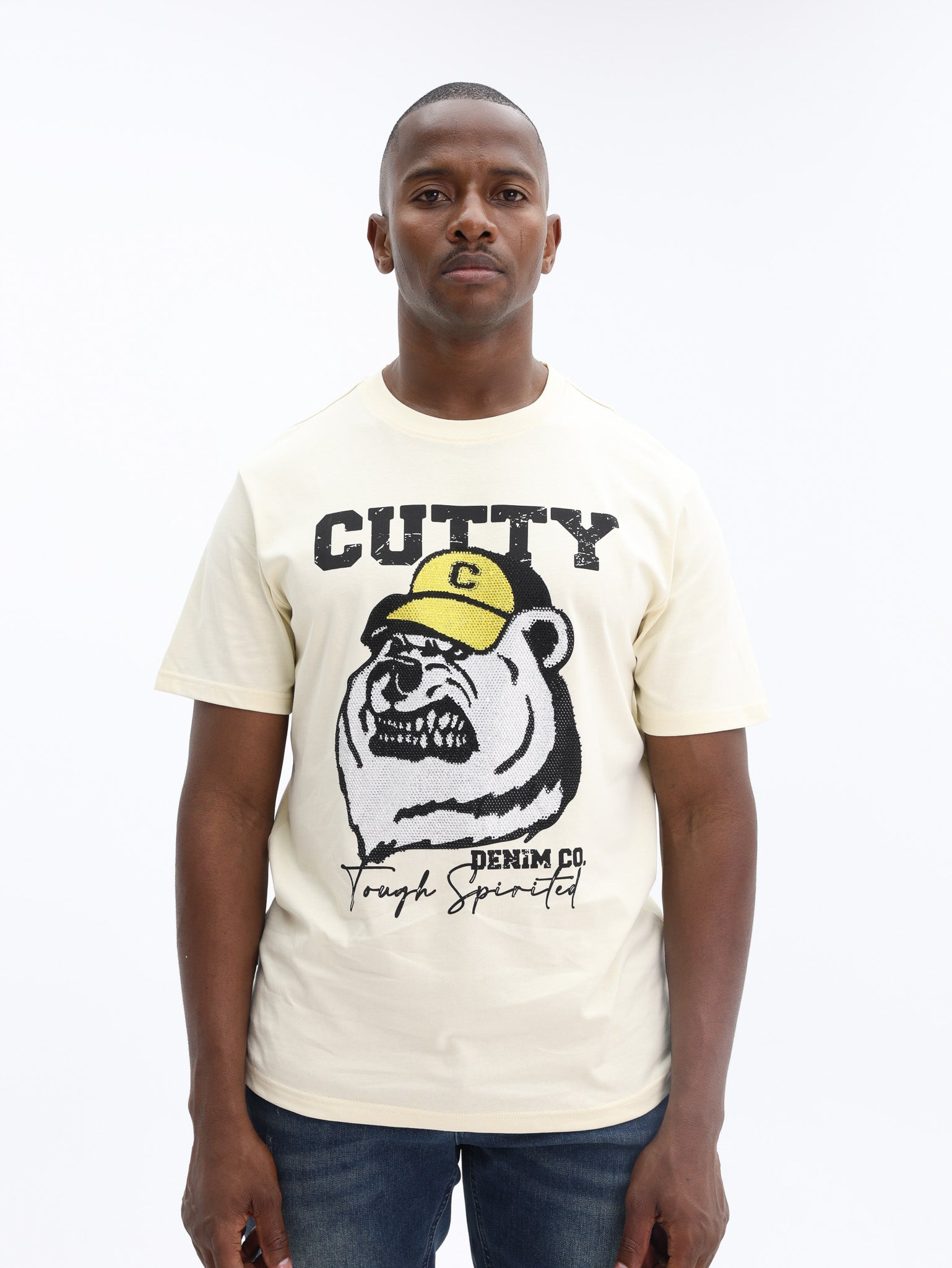 Cutty T-Shirt Tough Spirited Cream